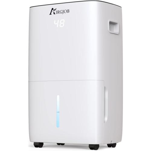 55-Pint Dehumidifier for Basement - 4500 Sq. Ft. Quiet Dehumidifier for Large Room