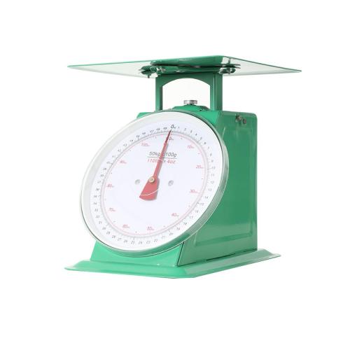 Heavy Duty Portion-Control Mechanical Kitchen and Food Scale Industrial Dial Scale with Stainless Steel Platform 110-LBS