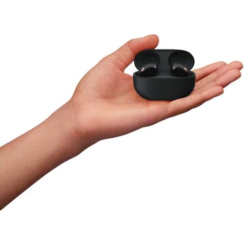 Sony WF-1000XM5 Truly Wireless Bluetooth Noise Canceling Earbuds Headphones with Voice Built in, Black (WF1000XM5/B)   USB Adapter