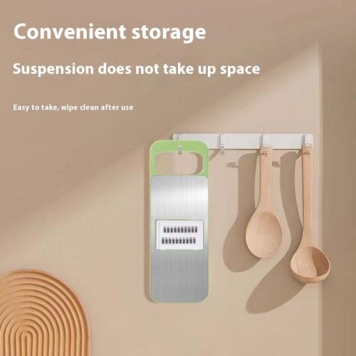 5 in 1 Slicer for Kitchen, Vegetable Slicer Multi Blade Potato Chip, Veggie shredder, Vegetable Cutter,Shredder and peeler For Small Job In Kitchen (Green)