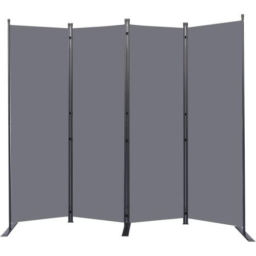 Room Divider 6FT Portable Room Dividers and Folding Privacy Screens, 88'' W Fabric Divider for Room Separation, 4 Panel Partition Room Dividers Freestanding Wall Divider Screen for Dorm Studio Office