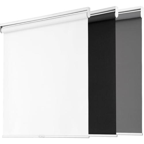 Blackout Roller Shades for Windows, Cordless Free-Stop Blinds with Thermal Insulated,UV Protection Fabric. Pull Down Room Darkening Door Blinds for Home, Office Easy to Install(35 W x 72 H,White)