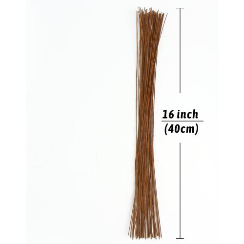 Decora 24 Gauge Brown Floral Wire 16 inch,50/Package