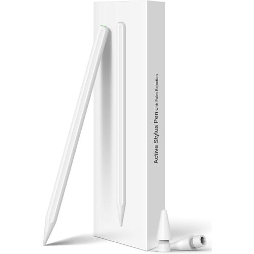 Magnetic Wireless Charging Pencil 2nd Generation, Stylus Pen Same as Apple Pencil 2 Gen, Compatible with iPad Pro 11 in 1/2/3/4, iPad Pro 12.9 in 3/4/5/6, iPad Air 4/5, iPad Mini 6