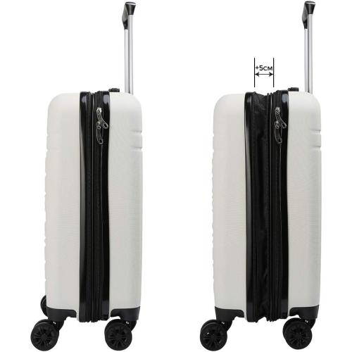 Cabin Max Carry on Luggage with Spinner Wheels Carry on Suitcase Small