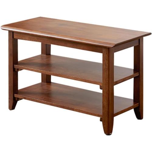 XKZG Storage Bench Wooden Shoe Rack Bench Rustic Solid Wood Entryway Bench (Brown,23.6)