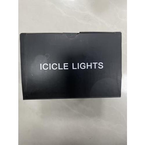 33FT Smart RGB Christmas Icicle Lights – APP Control LED String Lights for Outside, Music Sync, DIY Color Changing, 58  Modes, Connect 3 Strands (99FT) – Waterproof Icicle for Roof, Tree, House