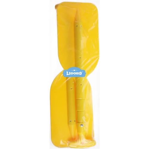 LIOOBO Telescopic Kayak Paddle - 2Pcs Plastic Aluminum Canoe Oar, Boating Accessories River Tubing Paddles