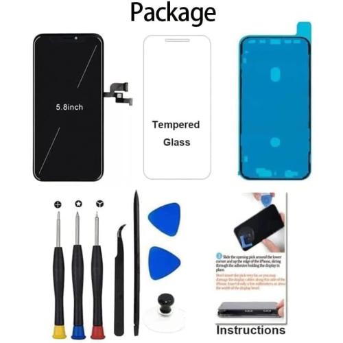 Fixerman for iPhone Xs Screen Replacement 5.8 inch
