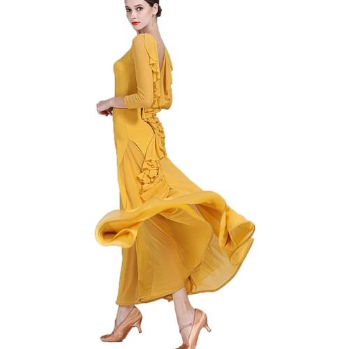 Yellow dress size large