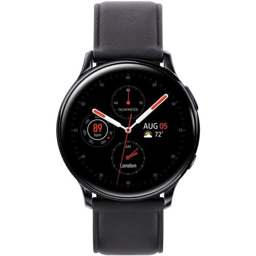 Samsung Galaxy Watch Active 2 (40mm, GPS, Bluetooth) Smart Watch with Advanced Health Monitoring, Fitness Tracking, and Long Lasting Battery, Black, SM-R830NZKCXAR (Renewed)