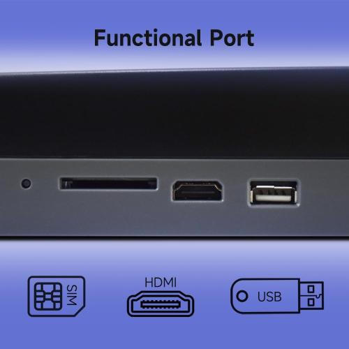 19.5 car Overhead Flip Down Monitor Screen Dispaly 1080P Video HD Digital TFT Screen Wide Screen Ultra Thin Mounted Car Roof Player HDMI IR FM USB SD