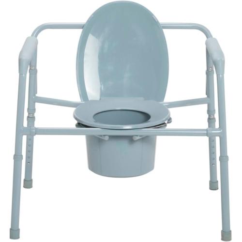 Drive Medical Heavy Duty Bariatric Folding Bedside Commode Seat