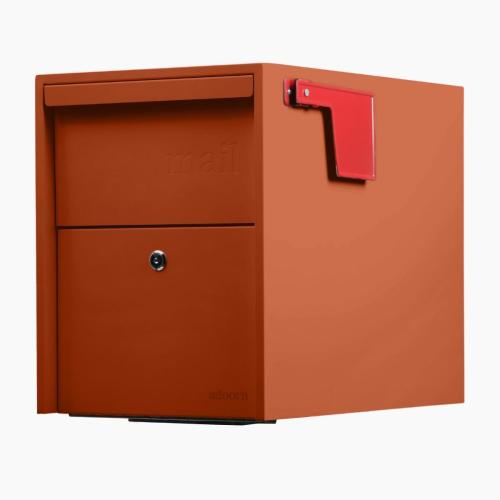Post Mount Mailbox | Large Size - Anti-Theft Locking Mailbox, 15.5 H x 12 W x 18.5 D, Weatherproof Mailboxes for Outside The House