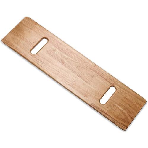 Wooden Slide Transfer Board with Handles, 500 lb Capacity Heavy Duty Slide Boards for Transfers of Seniors and Handicap, 30 x 8 x 0.7
