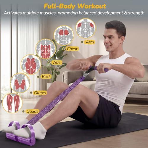 New AddWin L10 Upgrade Foot Pedal Resistance Bands with Handles