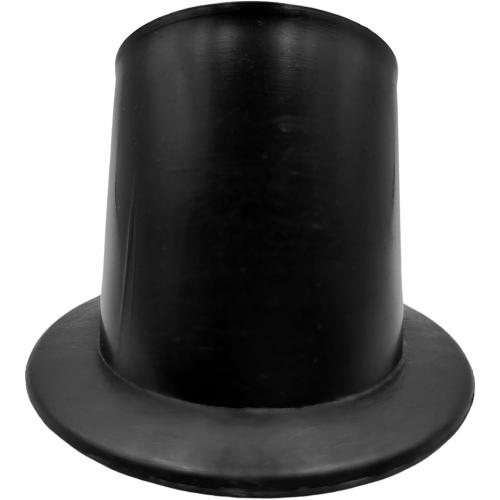 1.5/38mm Porch Swing Replacement Angled Feet, Black Plastic Leg Caps to Secure Swing Legs to Ground(Set of 4)