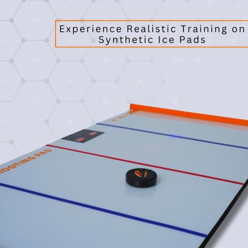 Potent Mini Dangler Smart Hockey Trainer – Beginner-Friendly Stickhandling System with Sensor Puck, Dynamic Drill Modes & Wireless Connectivity – Easy Setup Hockey Training Aid with Synthetic Ice Pads