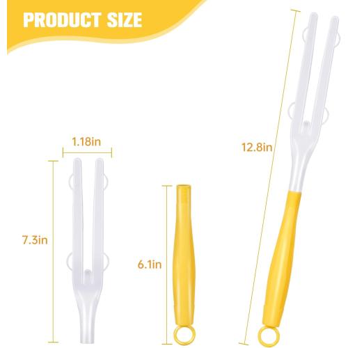 4PCS Replacement Dust Handles Stick Only Compatible with Swiffer Duster Handle Extendable Duster Mop Wand for Cleaning Car Blinds Furniture Electronics(4, Yellow & White)