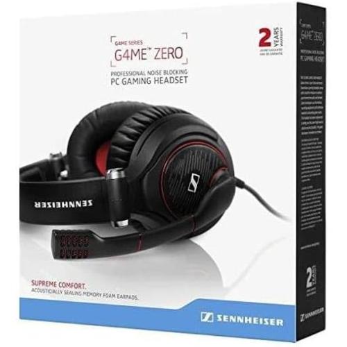 EPOS I SENNHEISER GAME ZERO Gaming Headset, Closed Acoustic with Noise Cancelling Microphone, Foldable, Flip-to-mute, Ligthweight, PC, Mac, Xbox One, PS4, Nintendo Switch, and Smartphone compatible.