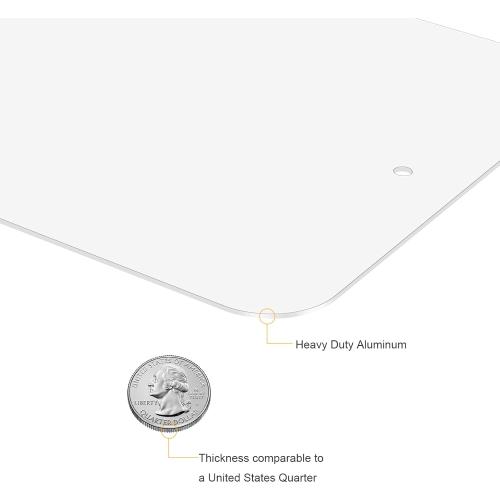 Blank Aluminum Signs 3 Pack, 18 x 12 Inches Sublimation Metal Sign Blank, Write-On Sign for Vinyl DTF Screenprint or Flatbed Printed Graphics, Rust Free Weather Resistant, Waterproof, Durable Ink, Easy to Mount Indoor or Outdoor Use *White