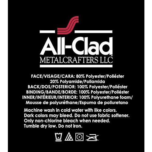 All-Clad Premium Reversible Dish Drying Mat for Kitchen: 16 x 28 Ultra-Absorbent, Long-Lasting, No Condensation, and Oversized for Large Pots and Pans - 3 Pack, Pewter