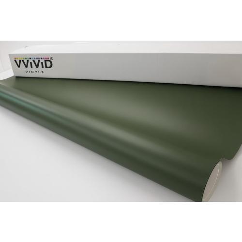 VViViD Matte Military Khaki Green Vinyl Wrap Roll with Air Release Technology 3ft x 5ft