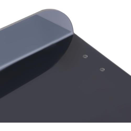 HECASA Tinted Golf Cart Windshield Compatible with ICON I20 I40 I60 I20L I40L I60L Folding Fold down Golf Cart Windscreen Plastic Smoke