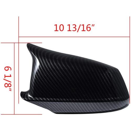 Astra Depot 2X Door Wing Rearview Side Mirror Cover Cap Compatible with 2011-2013 BMW F10 5-Series Sedan Pre-LCI (Carbon Fiber)