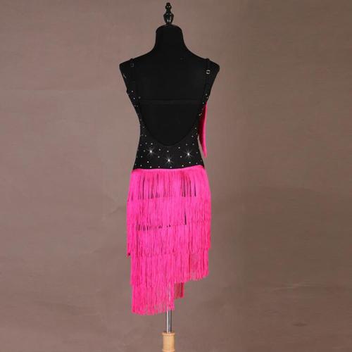 Size M...Shiny Latin Dance Dresses Women's Cha Cha Professional Performance Costumes Ballroom Tango Competition Dancewear