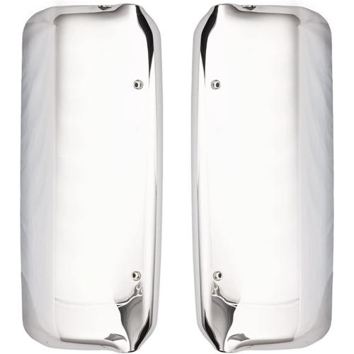 Door Mirror Cover for Freightliner Columbia, Driver and Passenger Side Chrome Housing Replacement SEPEY for Freightliner Columbia 2005-2015 Trucks, A Pair‼️only 1‼️