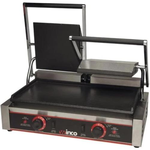 Winco Double Commercial-Grade Sandwich Grill Press