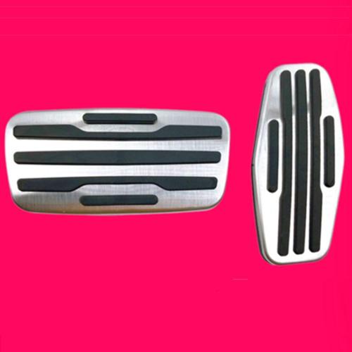 Stainless Steel Gas Brake Pedal Cover Set® - Compatible with GMC Yukon, Sierra, and Chevy Silverado, Tahoe, Suburban