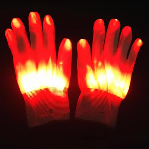 Zcargel Led Glowing Gloves Flashing Party Cosplay For Adults Children Christmas Halloween Performance Atmosphere Hand Props