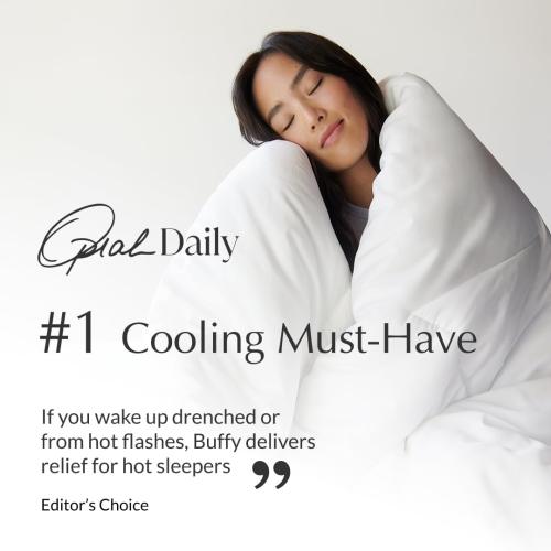 Buffy Cloud Cooling Comforter Queen/Full- White Comforter Queen for Hot Sleepers, Machine Washable Lightweight Fluffy All-Season Temperature-Regulating Eucalyptus Lyocell Duvet Insert