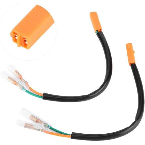 Motorcycle Turn Signal Wiring Adapter Plug Turn Signal Tail Lights Fix Wiring Adapters Fit for Kawasaki Z125 Z250 Z300 Z650 Z900