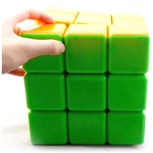 3x3 Super Big Speed Cube, Stickerless Large Cube 3x3 Puzzle Toys (18cm)