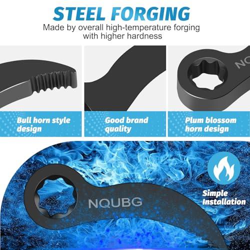 Pry bar wrench adapter，Half Shaft Removal Car Repairing Tools ，Half Shaft Removal Tool ，High quality Crowbar Adapter，2025 Upgraded version1/2pry bar wrench adaptor head，Ratchet pry bar attachment (2)