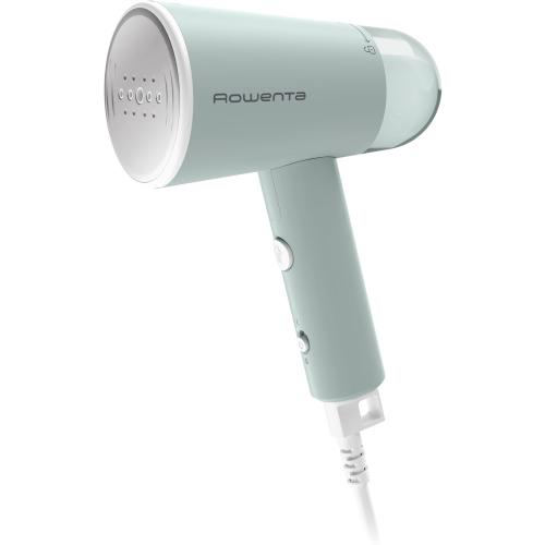 Rowenta Mini Travel Steamer for Clothes, Portable Handheld Steamer with 2.3 Oz Tank, Foldable, 1100 Watts, Ironing, Travel Essentials, Green, DR1014