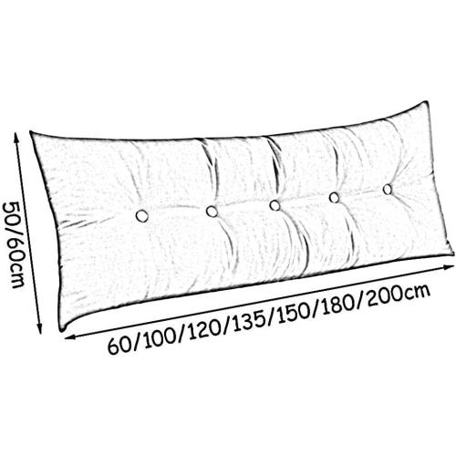 Triangular Wedge Cushion for Sofa Bed Headboard Backrest Positioning Support Neck Pillow Reading Pillow Lumbar Pad with Removable Cover (Color : B, Size : 150cm)
