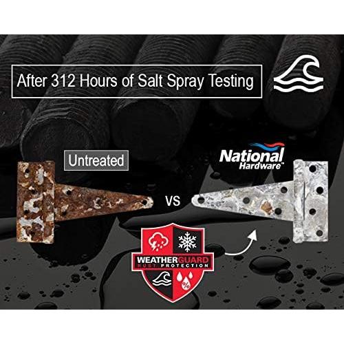National Hardware Pipe Gate Hinge, 2 in, Steel, Zinc Plated | Replacement Hinge Fits 291 and 293 Series Tubular Farm Gates; Rust-Resistant Finish for Outdoor Pasture Use