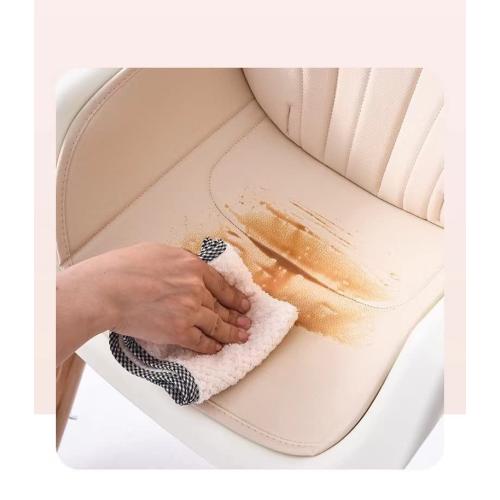 Color White PandaEar 3-in-1 High Chairs for Babies Toddlers, Convertible Infant Highchair with Removable Tray & Safety Harness Adjustable Legs