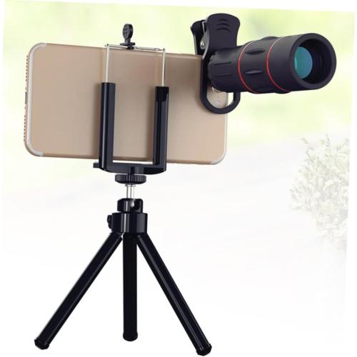 Outanaya Telephoto Lens for Smartphone Monocular Cell Phone Lens with Tripod and Patch for Enhanced Photography Compatible with Smartphone Models