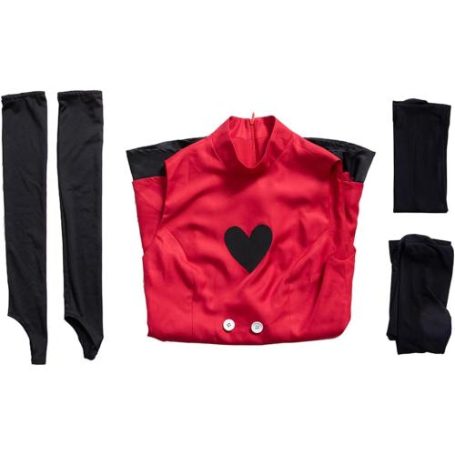 Size S ..Adult Charlie Morningstar Costume Red Dress Suit Halloween Cosplay Outfit Hell Princess Retro Uniform Skirt