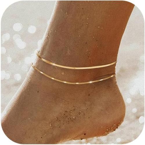 NIXMAX Ankle Bracelets for Women 14k Real Gold Silver Plated Anklets Freshwater Pearl Seashell Mermaid Heart Evil Eye Charms Adjustable Chain Waterproof Hypoallergenic Body Jewelry Cute Trendy Gifts