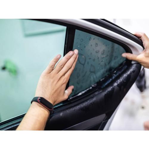 Rvinyl Window Tint Kit Compatible with Honda Civic 2016-2021 Sedan - Black 20% - Single Ply No Bubble Film - Do it Yourself Vehicle Complete Precut Kit