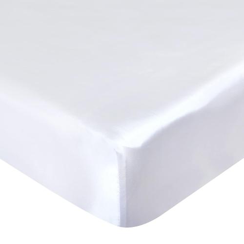 Satin Crib Sheet Soft & Silky Fitted Crib Mattress Sheet (52x28x8) for Boys and Girls, Baby Crib Sheets for Standard Crib Mattress, Silk Crib Sheets for Baby Hair and Skin White Crib Sheets
