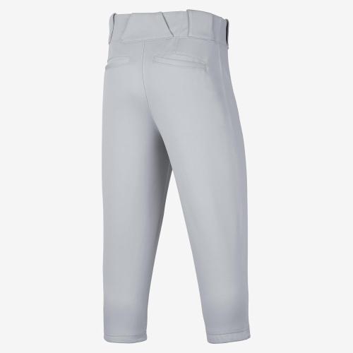 S Nike Vapor Select 2 Big Kids' High Baseball Pants (DX9168-012, Wolf Grey/Black)