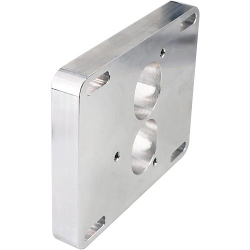 Intake manifold adapter Replace for TBI 5.7 350 adapts a small block 1.75 bore throttle body injection 1 thick Fits Pattern 4-barrel Manifold Alloy Durable