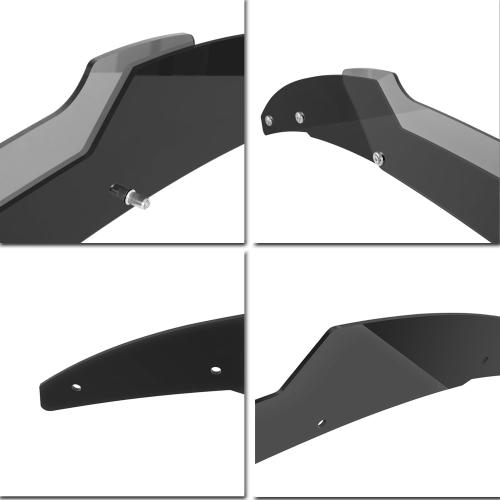 Bonbo Venom V2 Rear Wickerbill Spoiler for Dodge Charger 2015-2024 SRT ScatPack Hellcat, Add-on Type 2-Piece Rear Wicker Bill Spoiler with RivNut Tool (Gloss Black)